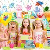 30 Pieces Sea Animals Hanging Swirl Decorations Under the Sea Birthday Party Ceiling Decor for Boys Girls Ocean Mermaid Creatures Baby Shower Tropic Fish Beach Party Favors Supplies