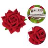 Topbuti 6 Pcs Rose Flower Hair Clip Rose Brooch Floral Hair Accessories for Woman Girls Flamenco Dancer Mexican Wedding Party Mother's Day Halloween Costume