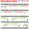 Tigeen 100 Pieces Bean Sprout Hair Clip Funny Plant Hairpins Grass Flower Butterfly Mushroom Hair Accessories (Sweet)