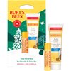 Burt's Bees Hive Favorites Beeswax Holiday Gift Set, Beeswax Lip Balm and Travel Size Body Lotion with Milk and Honey