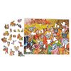 Wooden Puzzle for Adults - Uniquely Shaped Pieces - Made in The USA by FoxSmartBox - 235 Pieces - and The Band Plays on!