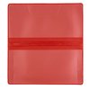 Red Vinyl Checkbook Cover, Top Tear Personal Vinyl Checkbook Cover