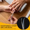 BEZOX Precision Curved Tip Cuticle Scissors - Russian Style Sharp Nail Dead Skin and Hangnail Scissor, Professional Cuticle Trimmer with Sharp, Thin Blade - Ideal for Right & Left-Handed Use