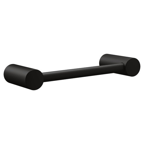 Moen Align Matte Black 9-inch Modern Hand Towel Bar, Bathroom Towel Hanger, YB0486BL