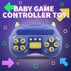 Baby Controller Toy, Video Game Remote Control Toy with Muscial and Light (Purple)