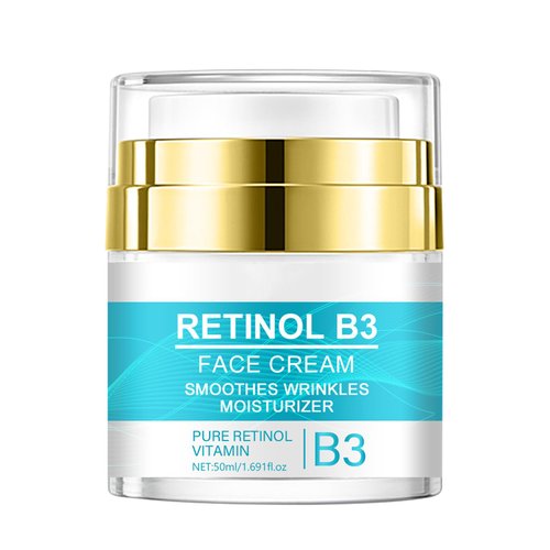 Retinol B3 Face Moisturizer for Women Facial Moisturizer Cream with Copper-Peptide for Skin Repair Smoothes Wrinkles Tightening and Firming Hydration,1.69 Fl Oz
