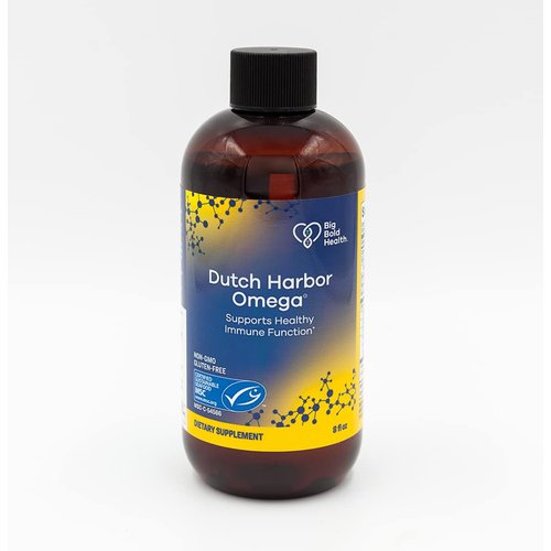 2 MONTH SUPPLY -Dutch Harbor Omega™ | Omega 3 Liquid Fish Oil Supplement | 8 oz., 50 Servings, Natural Lemon Flavor |Wild Alaskan Cod Liver Fish Oil | Includes Omega-3 Fatty Acids with DPA, DHA, & EPA