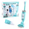 Kids Vacuum Cleaner Toy Set for Toddlers - 2PCS Toy Vacuum Sets for Toddlers 3+ Years Old with Sound Effects, Baby Play Vacuum Pretend Role Play Household Housekeeping Toys for Children Boys Girls