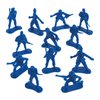 Big Bag of Blue Army Plastic Toy Soldiers (bulk set of 144 Army Men) Action Figures for Kids