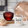 Before Patients, After Patients 11 oz Coffee Mug and 18 oz Stemless Wine Glass Set Gifts Idea for Nurses, Doctors, Hygienists, Physician, Dentists Unique Birthday Graduation Gifts Idea