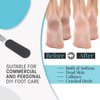 Professional Pedicure File Refills - Pack of 50 Foot File Replacement Pads - Black - Disposable Foot Files for Pedicures - Pedi Foot File Pads with Water Resistant Strong Adhesive (60 Grit)