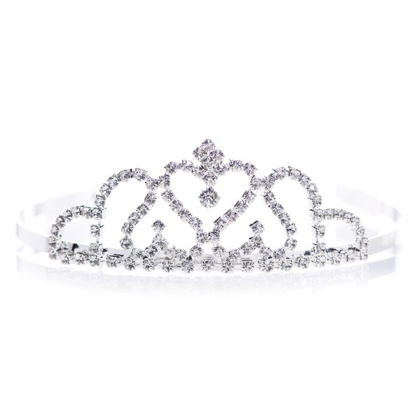 Anderson's Desiree Tiara, Rhinestone Wedding, Prom, Pageant Tiara, Queen Or Princess Tiara For Prom, Homecoming, Pageant, Wedding, School Dance, Award, Costume, Party, Event