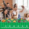 144 PCS Football Party Supplies Set Includes Dinner Plates, Dessert Plates, Napkins for Football Birthday Party Football Gameday Tailgate Party Decorations, Serves 48
