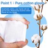 24Pcs Moisturizing Cotton Gloves Sleeping Cotton Gloves Eczema for Dry Hands Work Gloves for Men and Women Stretchable Reusable Cloth Gloves for Spa Lotion Coin Jewelry Silver Inspection(M)