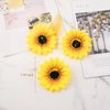 Framendino, 12 Pack Sunflower Hair Clip Flower Hair Pins Duckbill Hairpin Alligator Barrettes Clamp Hair Accessories for Women Girls Summer Beach Party