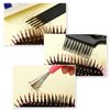 Boao 4 Pcs Hair Brush Cleaning Set Tool Mini Hair Cleaning Brush Cleaner Tool for Removing Hair Dust Home Salon Use(Black)