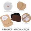 Colostomy Bag Covers with Round Opening, 4Pcs Stretchy Lightweight Ostomy Pouch of Multi-Colour Set