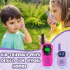 Holiky Outdoor Toys for Kids Ages 4-8, Kids Walkie Talkies 2 Pack 1000FT Long Distance with 2 Channels, Handheld Walky Talky for Children Interactive Toys Birthday Gifts for Girls Boys 5-7 Year Old