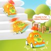 QSONSELL Car Toys for Toddlers 1-3 One Year Old Boy Birthday Gift for Boys Girls Pull Back City Vehicle Toys Party Favors for Kids