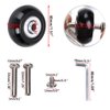 OwnMy 40mm x 18mm Luggage Suitcase Replacement Wheels, Rubber Swivel Caster Wheels Bearings Repair Kits, A Set of 4