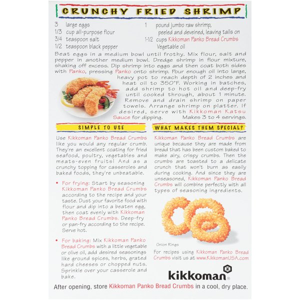 Kikkoman Panko Japanese Style Bread Crumbs, 8 Oz