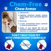 Flea and Tick Prevention for Dogs Chewables - Natural Flea Treatment Control - Supplement for Large & Small Dogs with Vitamins - Immune Support Chews - Puppy Pest Defense Oral Pills - 120 Soft Treats