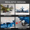 WW2 Military Plane Building Sets Compatible with Lego, Create US F4U & UK Spitfire Fighter Jet Models Toys, Great Army Airplane Aircraft Gifts for Boys Kids