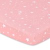 The Peanutshell Mini Crib Sheets Set for Girls, Pack & Play, Playard, Playpen, Mini Crib, 3 Pack, Pink Woodland Floral
