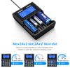18650 Charger XTAR VC4H Battery Charger 4 Bays Updated 21700 Battery Charger USB C Charger Not Including Batteries (VC4H Charger)