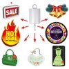 Fonmy Hanging Display Motor with Remote for Wind Spinner Ornament Hanging Decor Wind Chimes Baby Crib Mobile Battery Operated Motor-10 RPM Low Speed