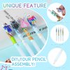 Kauai Sun 12pcs Game Mechanical Pencils 0.5mm, Removable Characters btw Gaming Scenes, Unique DIY Design, School Stationary Game Party Favors Gifts for Boys Girls Kids Teens