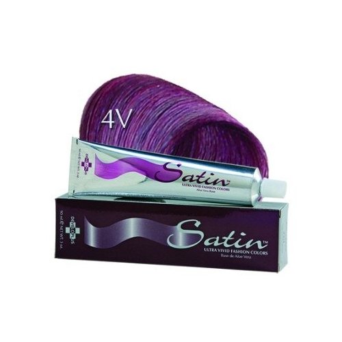 Developlus Satin Color #4V Violet Brown 3 Ounce (88ml) (3 Pack)