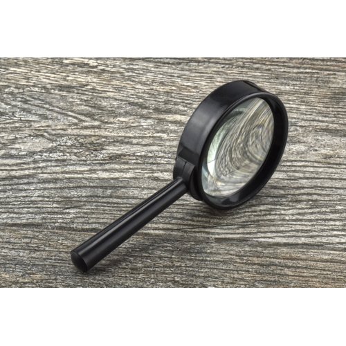 SE 5x Handheld Magnifier, 2" Glass Lens Dia. - MH7005C