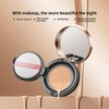 BLUE LOVE Air Cushion BB Cream Liquid Foundation, Lightweight Tinted BB Cream Makeup Long Lasting Concealer, BB cream Tinted Moisturize Foundation for Face Makeup and Mature Skin(01 Ivory White)