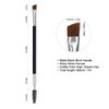 Duo Eye brow Brush, Angled Eyebrow Brush and Spoolie Brush, Eyelash Comb Eyebrow Brush Tool (1 Pcs)