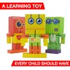 Wooden Robot Toy, cubebot Toy, cubebot, Cube Toy Puzzle, cubebot Micro, Stacking Wood Robots, Fidget Bots, Wooden Robot Puzzle Toy, Robot Transforming Cube, Wood Robot Toy, Toy, Wood cubebot