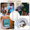 HANSPORTA Clear Plastic Playing Card Case Set - 4Pcs Blank Playing Card Storage Box Trading Card Deck box, Perfect for Organization of Playing Cards Business Cards Game Cards and More (4pcs Clear)