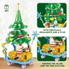 KAZI Christmas Tree Building Toys for Kids,Christmas Toys Sets for Boys Girls Ages 8+,Mini Christmas Tree Decorations for Tabletop and Home,Christmas Party Favors