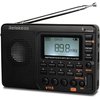 Retekess V115 Digital Radio AM FM, Portable Shortwave Radios, Rechargeable Radio Digital Tuner and Presets, Support Micro SD and AUX Record, Bass Speaker.
