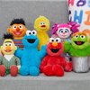 Sesame Street Friends Elmo and Abby Cadabby 8-inch 2-piece Sustainable Plush Stuffed Animals Set, Kids Toys for Ages 18 Month by Just Play