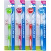 Tongue Brush, Tongue Scraper, Tongue Cleaner Helps Fight Bad Breath, 4 Tongue Scrapers, 4 Pack (Blue&Green&Orange&Red)