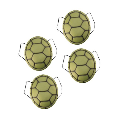 STOBOK Turtle Shell, 4pcs Halloween Turtle Shells Kids Turtle Shell Costume Cosplay Turtle Shell Props Halloween Masquerade Props for Party Favors, Cosplay Props