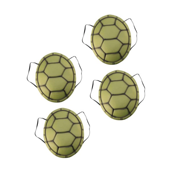 STOBOK Turtle Shell, 4pcs Halloween Turtle Shells Kids Turtle Shell Costume Cosplay Turtle Shell Props Halloween Masquerade Props for Party Favors, Cosplay Props