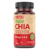 DEVA Vegan Vitamins Chia Seed Oil, Packed with Omega 3, 6, 9 & Other Essential Fatty Acids, Cold-Pressed & Unrefined, 90 Capsules