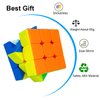 Ella Dream, 6 Pack Speed Cube Set, Stickerless Cube, Easy Smooth Turning Professional 3X3X3 Speed Cube, Party Favors, Puzzle Toys for Children, Adults, and All Ages