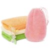 4 Pack Soap Savers for Bar Soap with Drawstring Closure, Mesh Pouch for Exfoliating (4 Colors, 3.5 x 6 in)