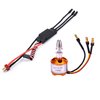 FPVKing RC 2212 2200KV Brushless Motor+SG90 9G Micro Servo+ New 30A ESC Electric Speed Controller+6035 Propeller for RC Fixed Wing Plane Helicopter