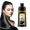 Natural Hair Dye Shampoo – Colors Hair in Minutes–Long Lasting Hair Color–Ammonia-Free Professional Argan Oil Hair Dye Color Shampoo 500 ML: Instant Fast Acting Long Lasting Signature (Black # 2)