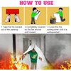 TONYKO Fiberglass Fire Blanket for Emergency Surival, Flame Retardant Protection and Heat Insulation with Various Sizes (39.3×39.3 inches)