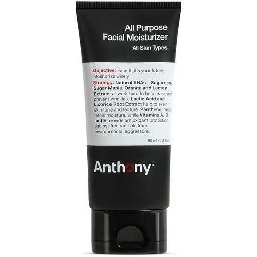 Anthony All-Purpose Facial Moisturizer – Men’s Hydrating Lotion for Dry Skin – Lightweight, Non-C...
